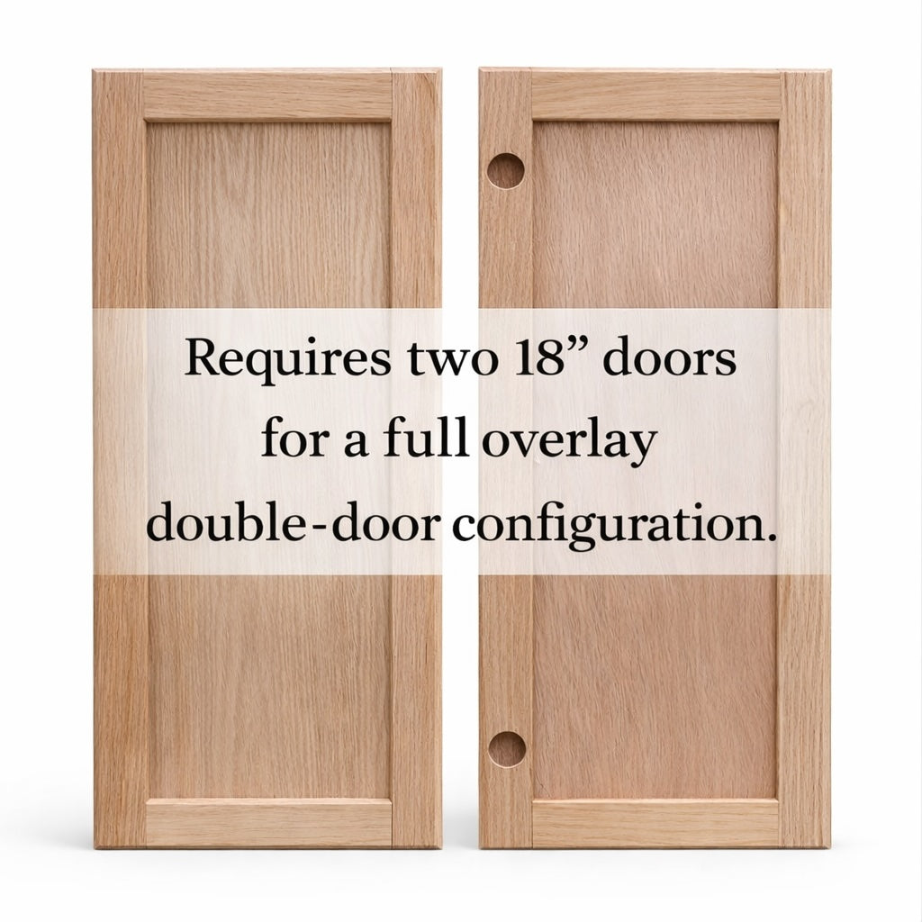 36x30x24 Full-Back Panel Sink Base RTA Cabinet Box