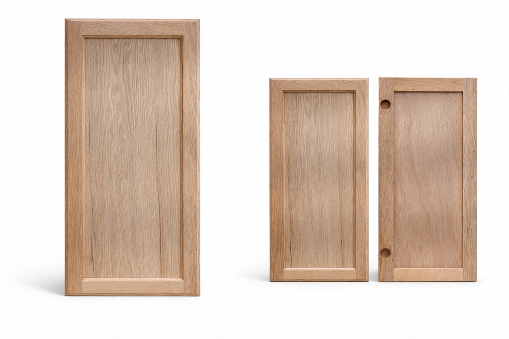 Stain-Grade Raised Panel Cabinet Door - Custom Size