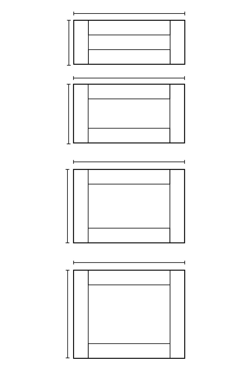Custom Size Drawer Front